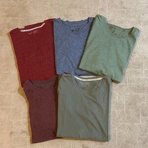 Banana Republic Short Sleeve Tees - Red, Blue, Green size large